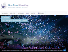 Tablet Screenshot of ninabinvelconsulting.com